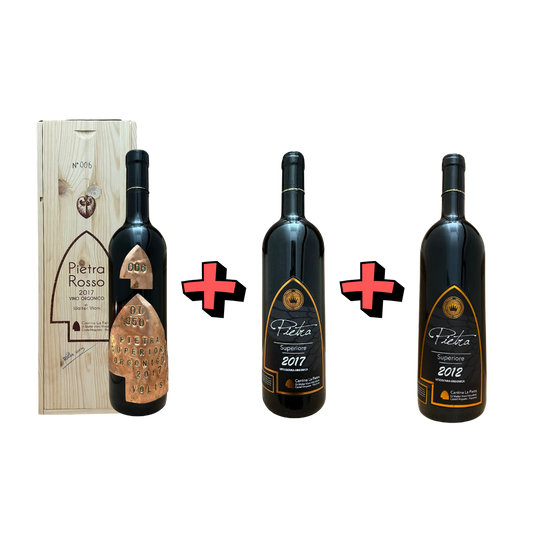 Vino Orgonico 2017 + Superiore 2017 + Superiore 2012 - Cantina La Pietra™