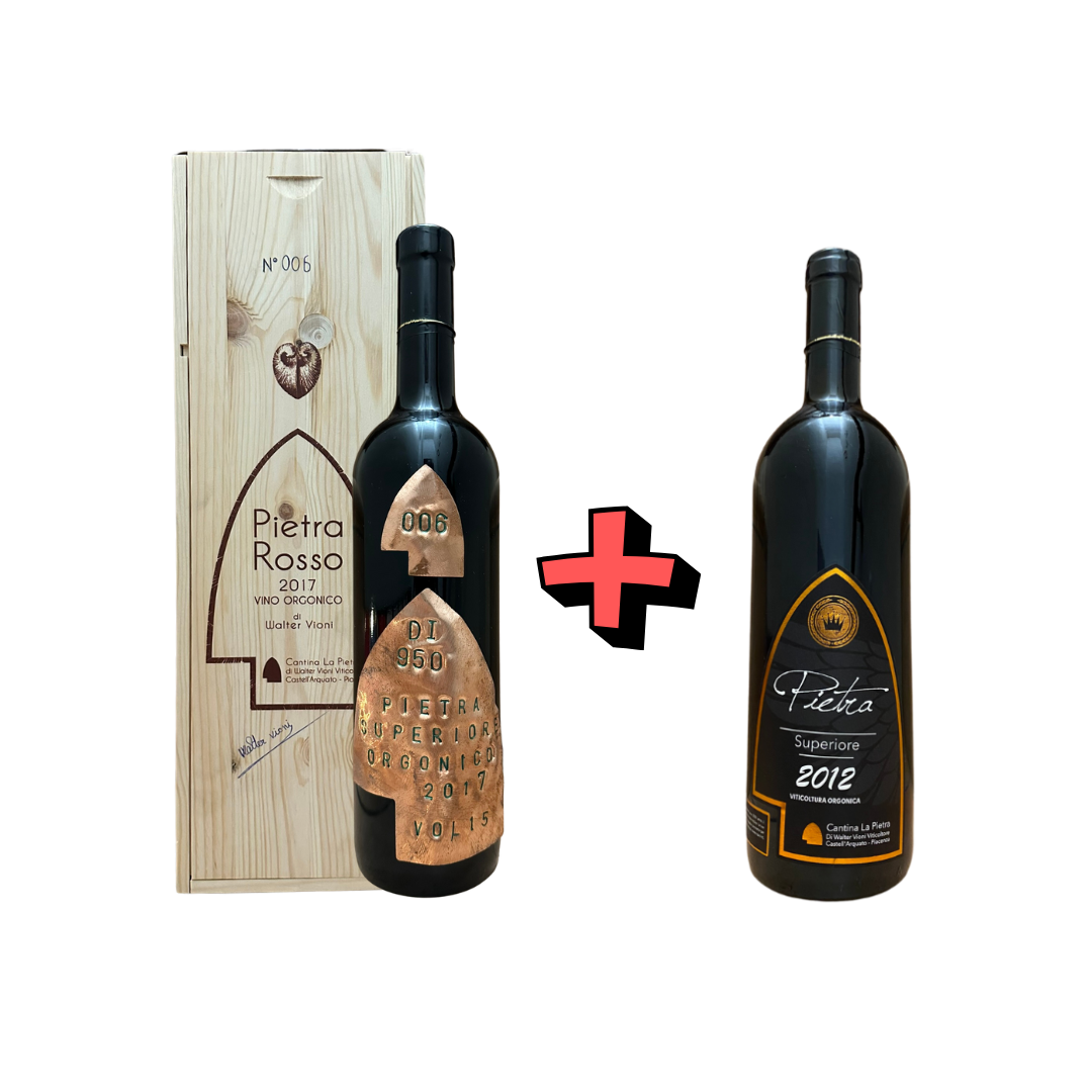 Vino Orgonico 2017 + Superiore 2012 - Cantina La Pietra™