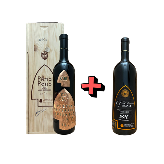 Vino Orgonico 2017 + Superiore 2012 - Cantina La Pietra™